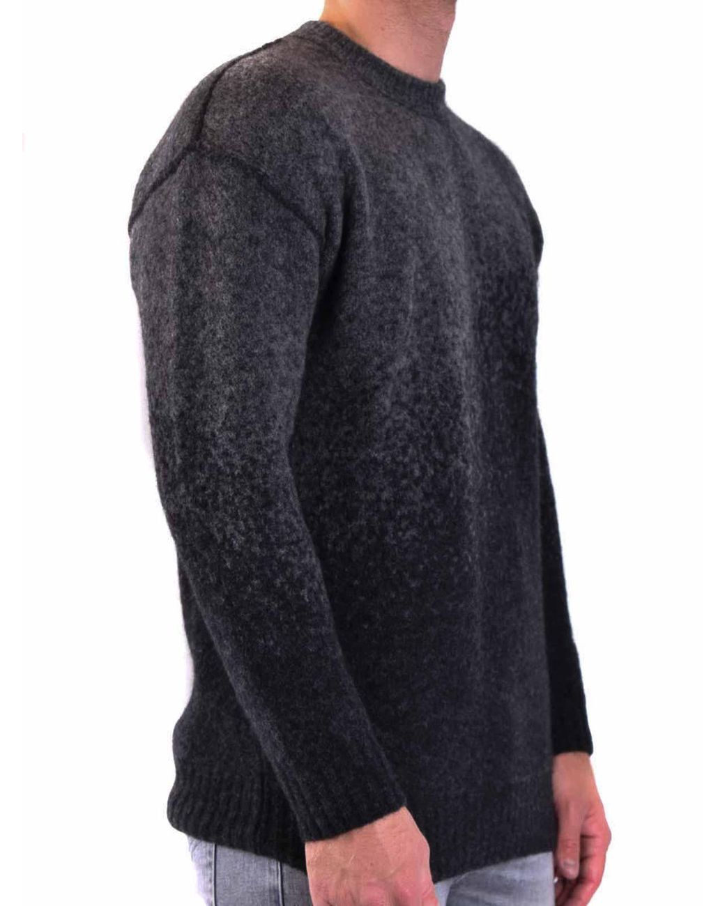Isabel Benenato Black Sweater for men