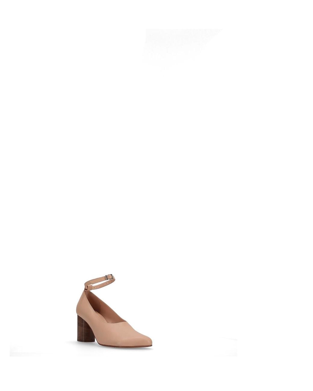 Niccolò Pasqualetti Pink Obliqua Block Heel Pumps