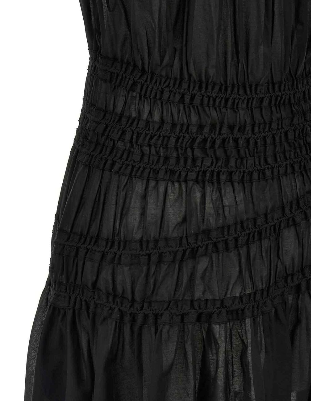 Tory Burch Black Off-The-Shoulder Dress