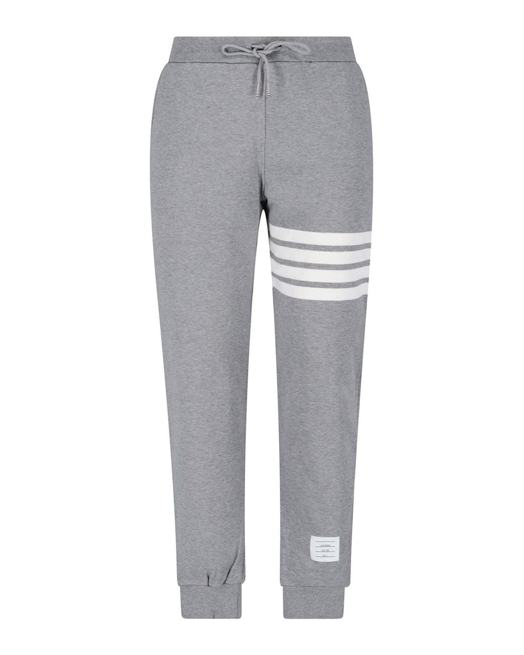 Thom Browne Gray 4-Bar Sweatpants for men