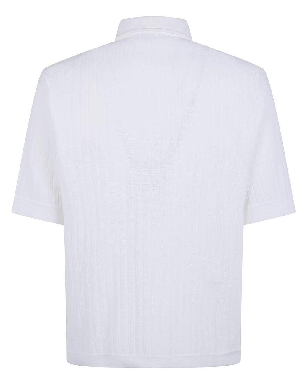 Lardini White Short Sleeves Polo Shirt for men