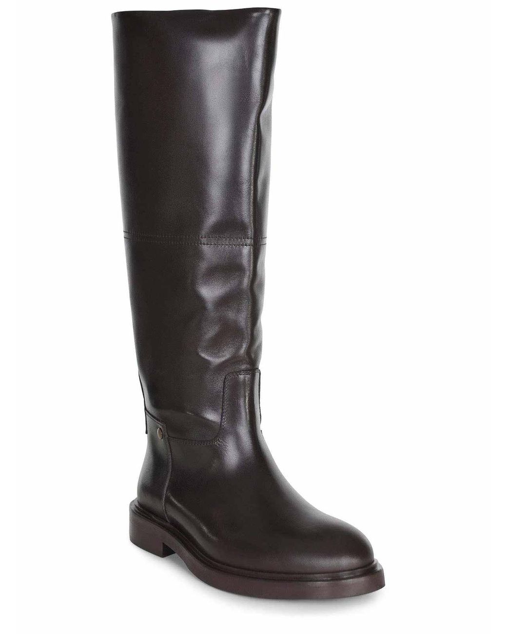 Poeve Brown Boots Made Of Calf Leather