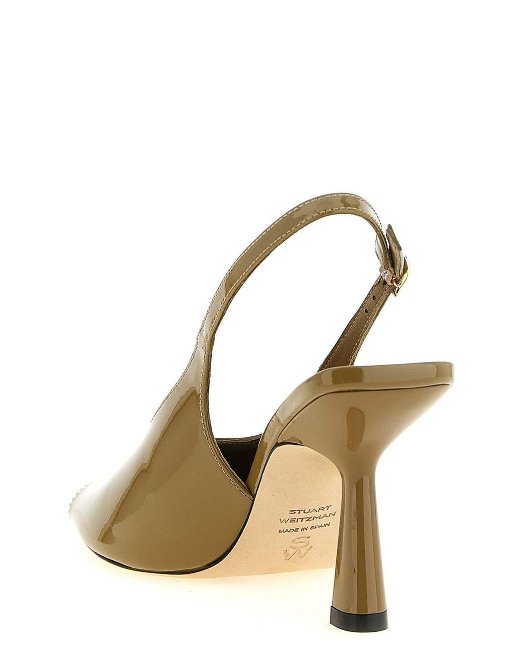 Stuart Weitzman Metallic Val Slingback