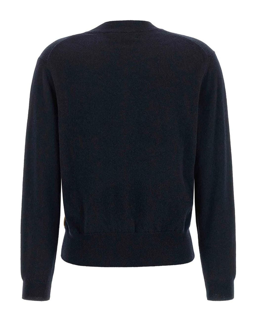 Ballantyne Blue Argyle V-Knit