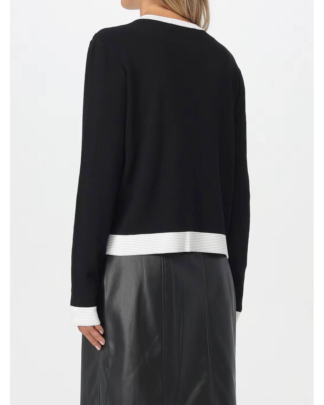 Karl Lagerfeld Black Classic Cardigan