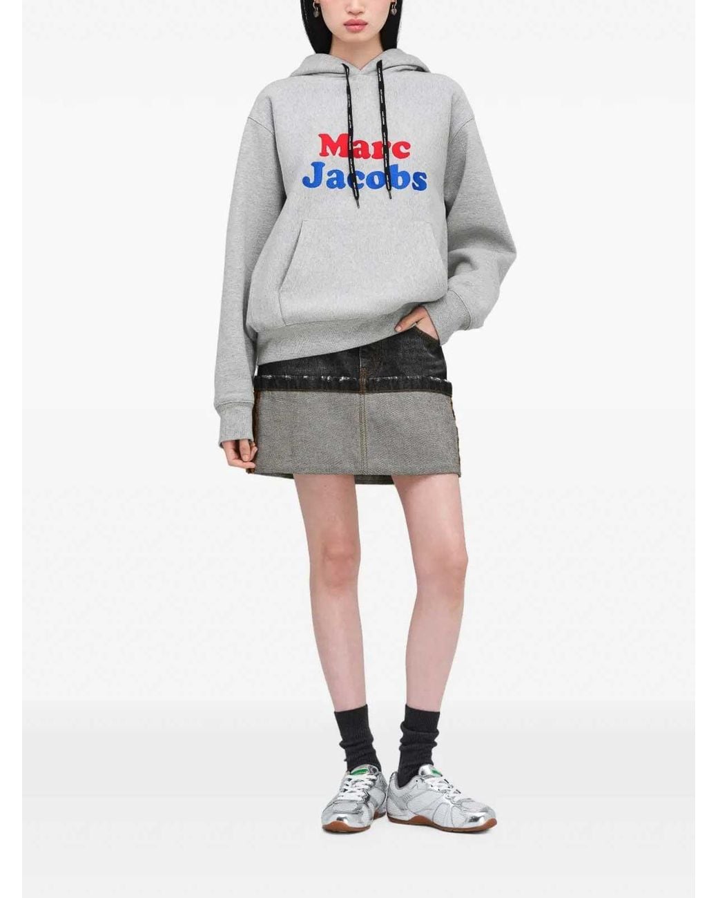 Marc Jacobs White Canal Street Logo Hoody