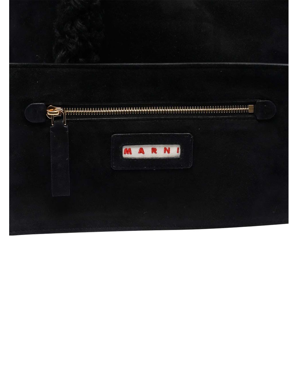 Marni Black East/West Tote Bag