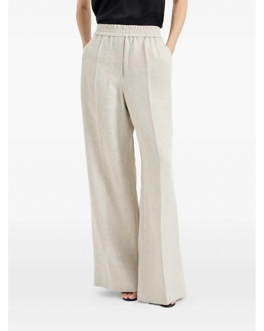 Brunello Cucinelli White Pants