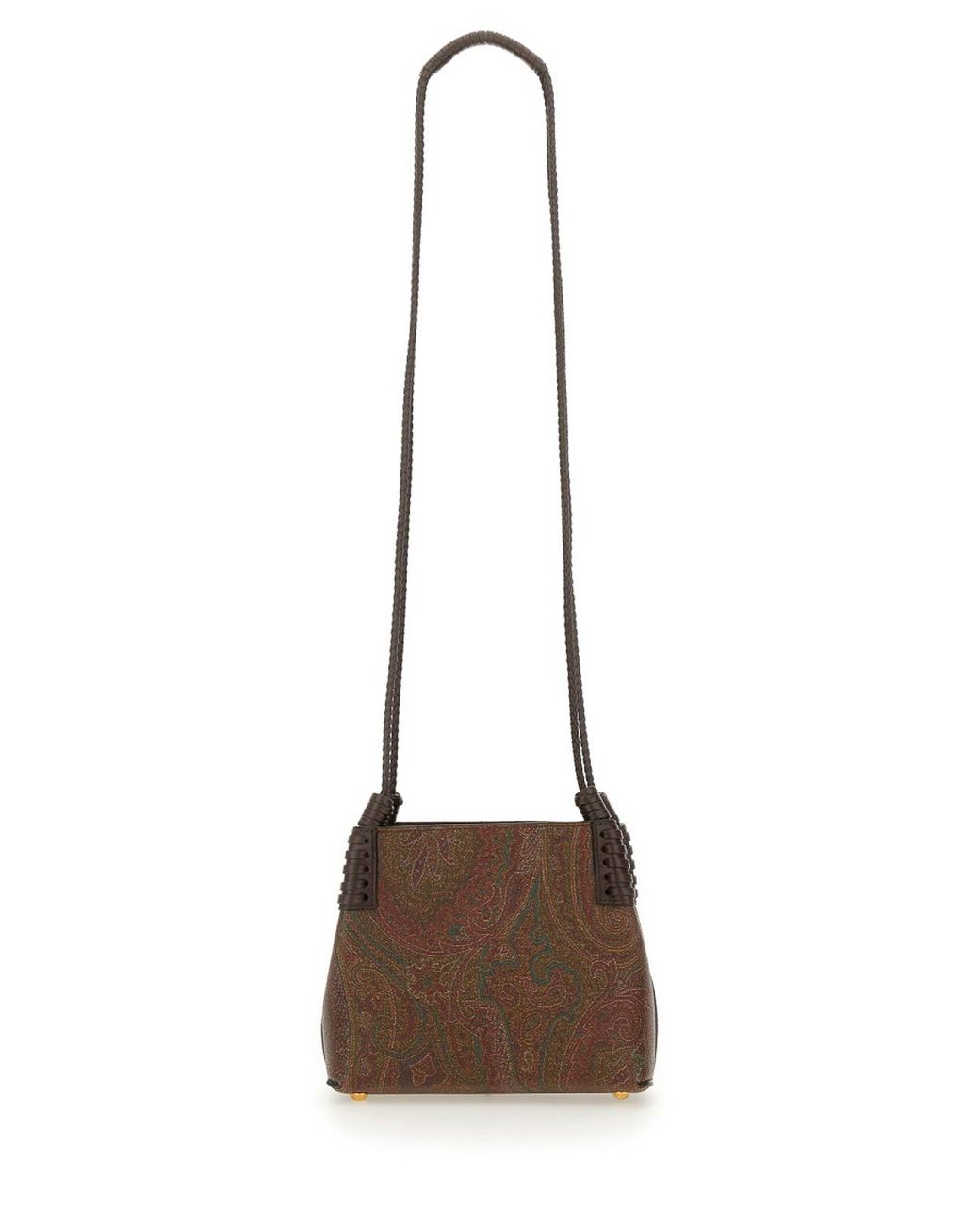 Etro Brown Libra Arnica Mini Shopping Bag