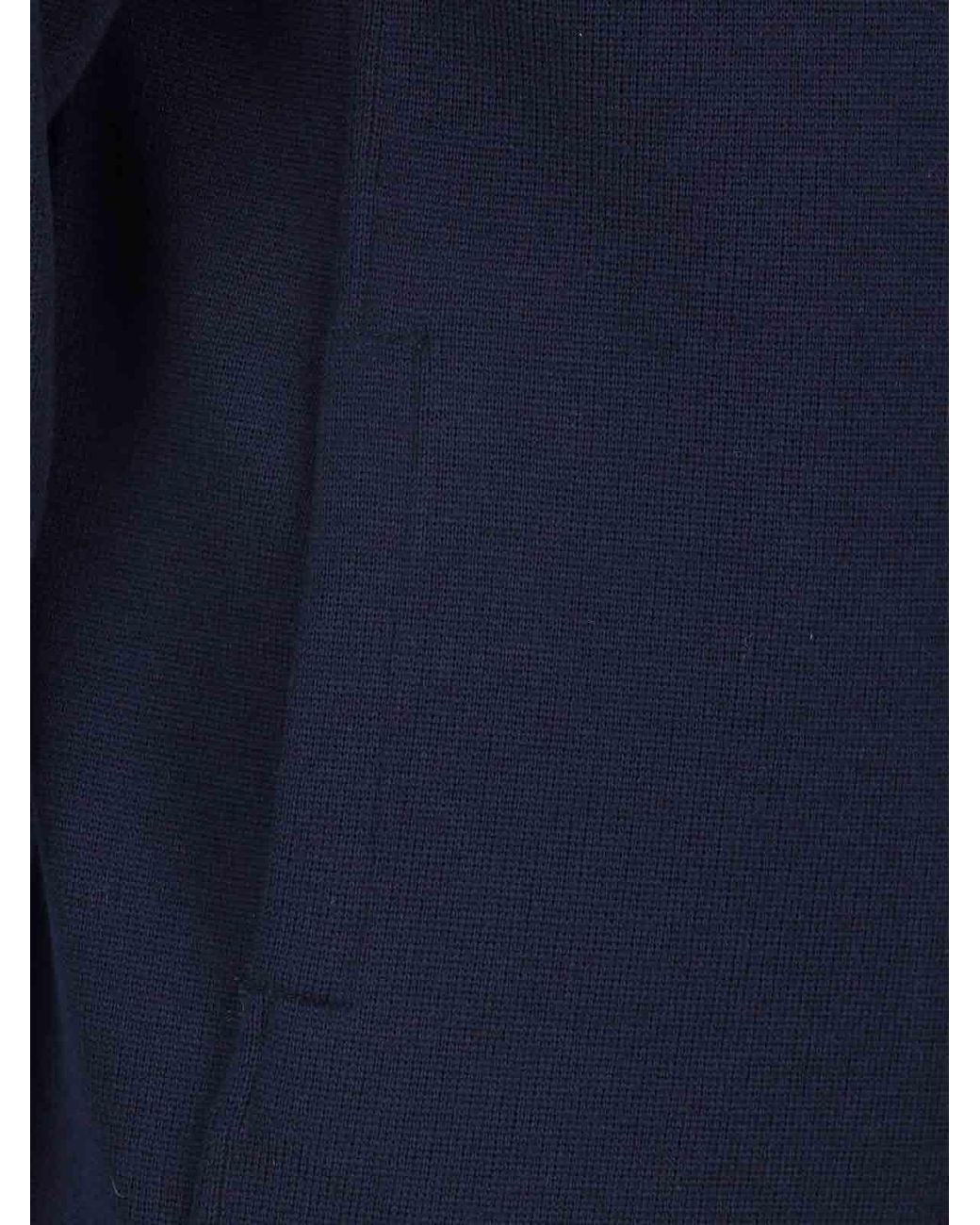 Lardini Blue Virgin Wool Shirt for men