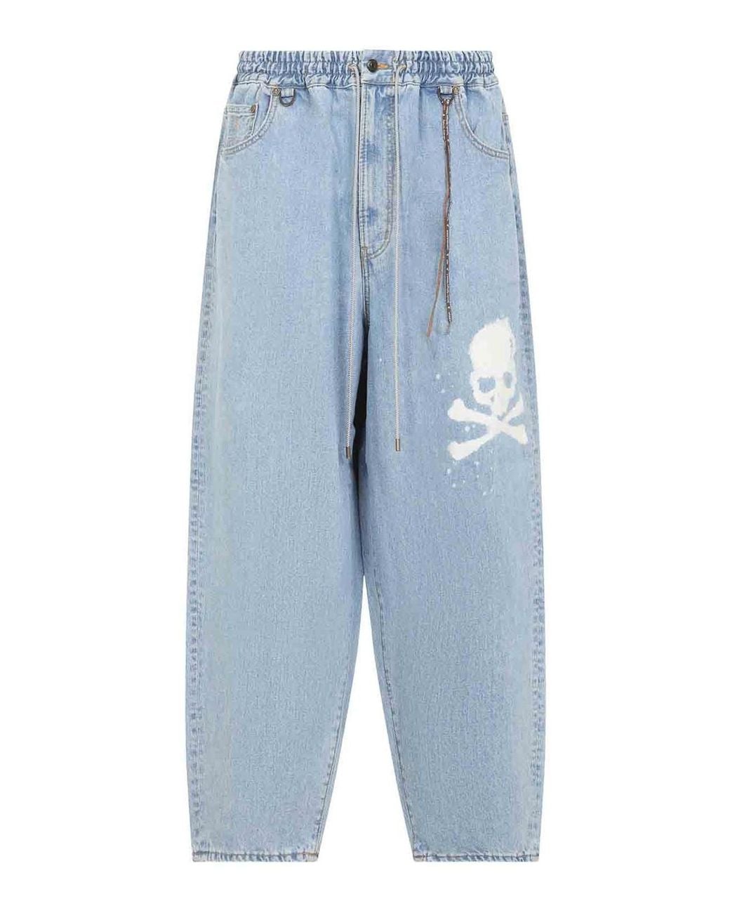 Mastermind Japan Blue Wide Easy Pants for men
