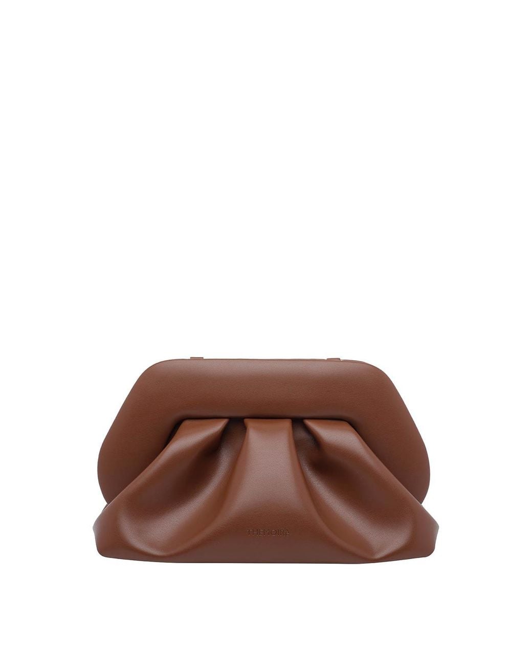 THEMOIRÈ Brown Tortoise Shell Bios Intreccio Pouch