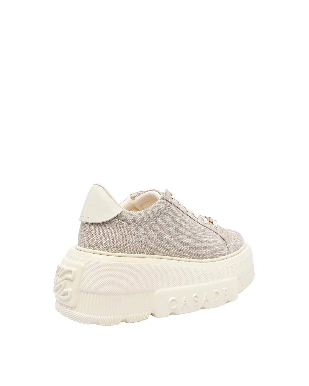 Casadei Gray Nexus Jutalux Sneakers