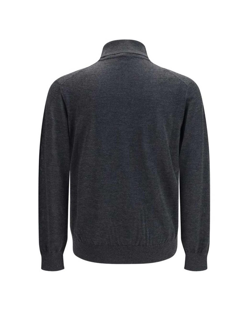 Giorgio Armani Blue Cashmere Turtleneck Sweater for men