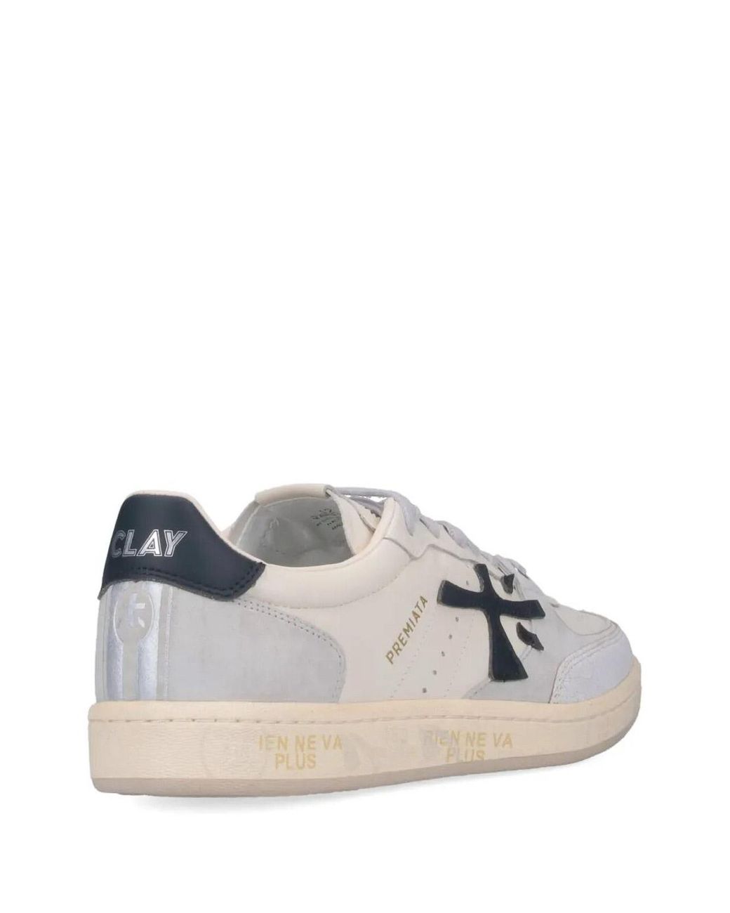 Premiata White Bskt Clay 7262 Sneakers for men