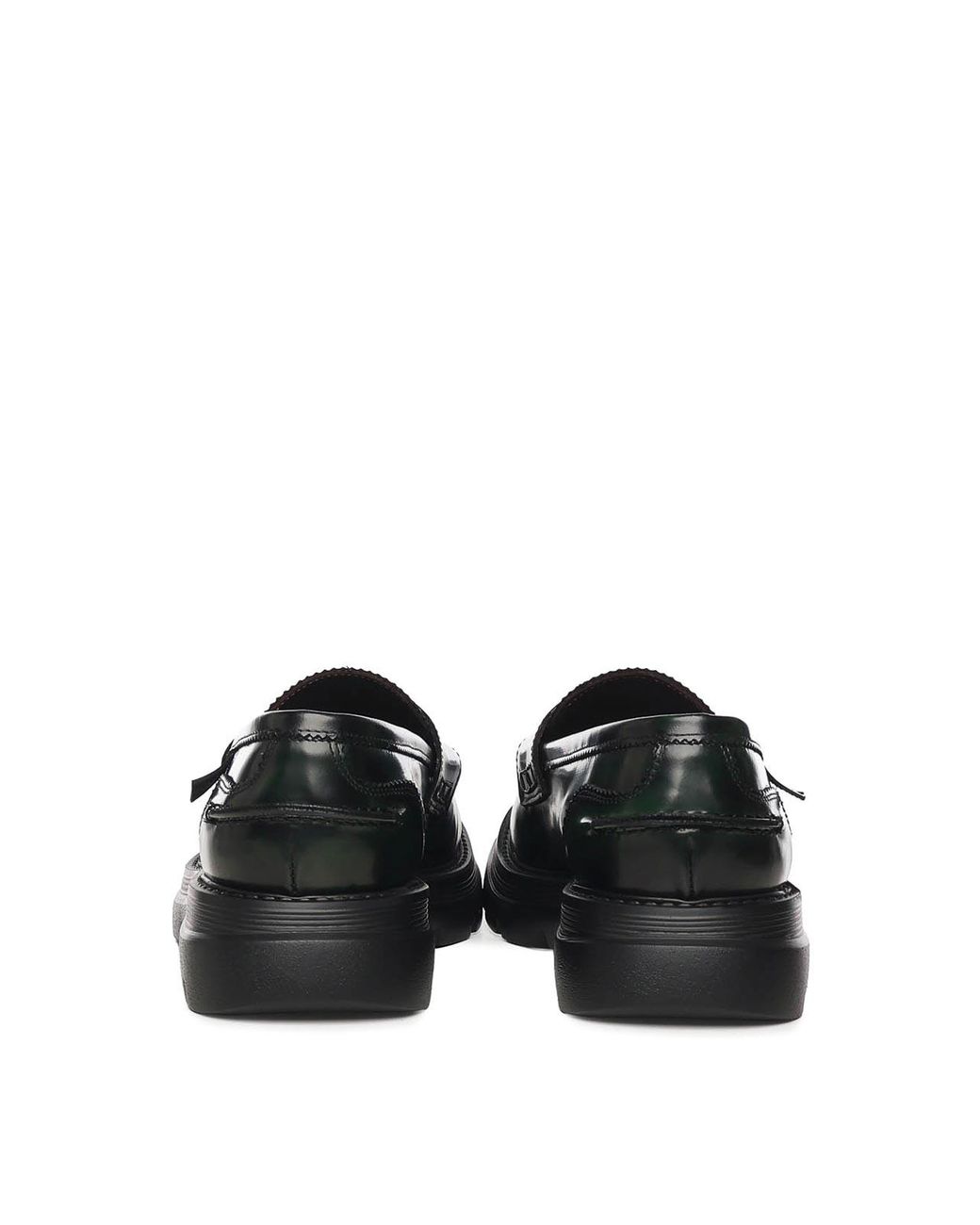Giuliano Galiano Black Full Moccasins for men