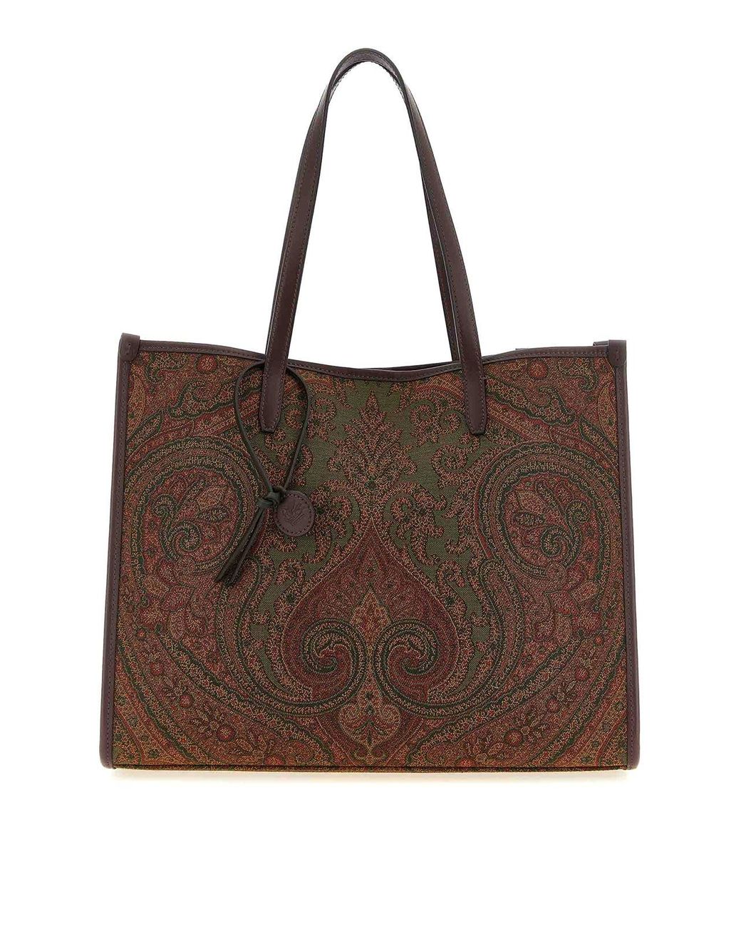 Etro Brown Love Trotter' Large Shopping Bag