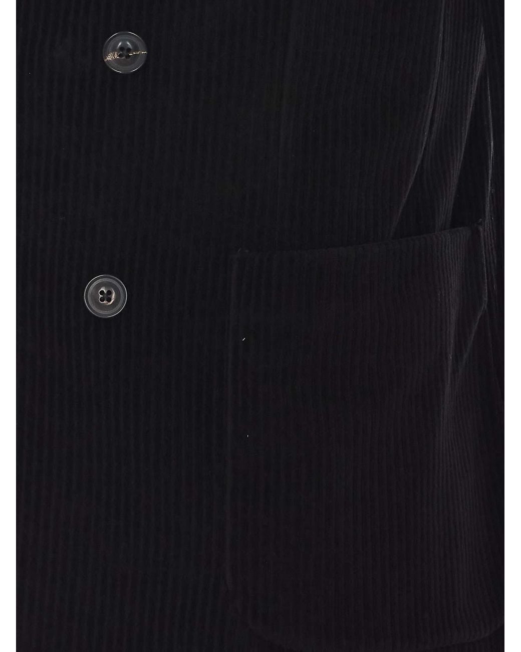 Circolo 1901 Black Velvet Double Breasted Jacket for men
