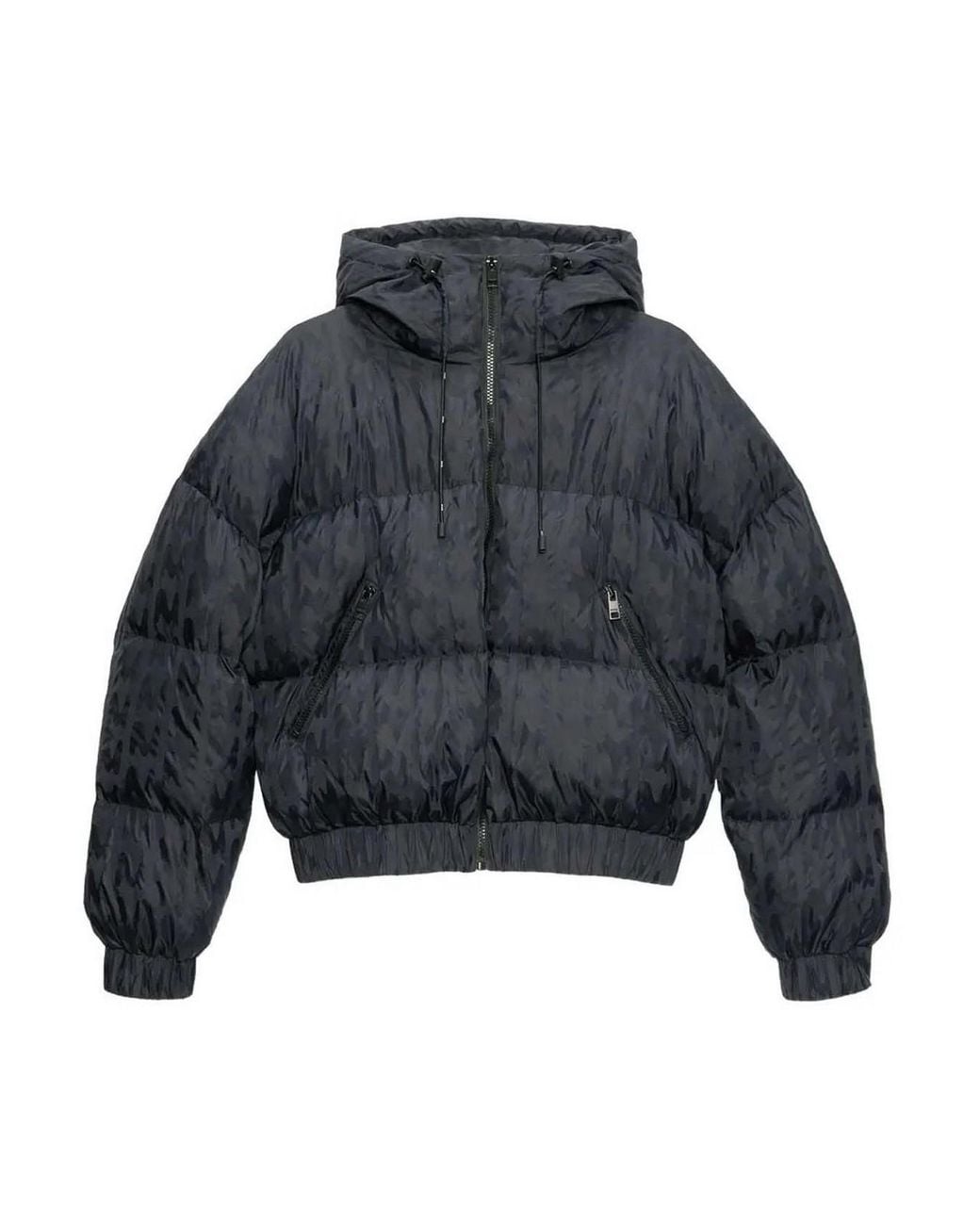 MSGM Blue Hooded Jacket