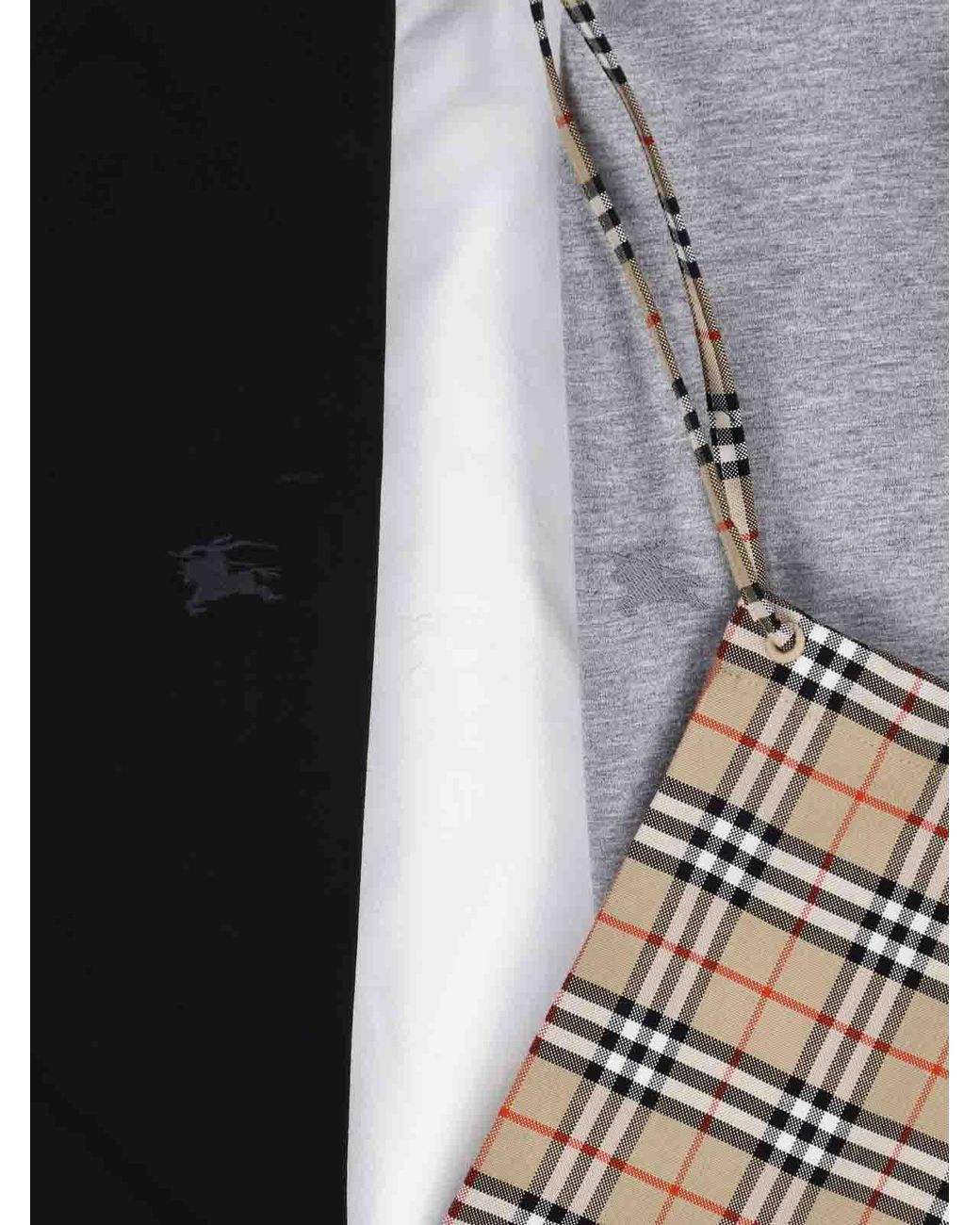 Burberry Multicolor Set Of 3 Cotton T-Shirts for men