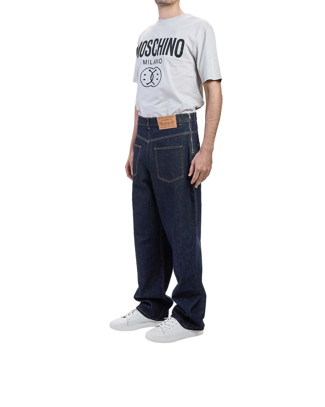 Moschino Blue Back To Back Jeans for men
