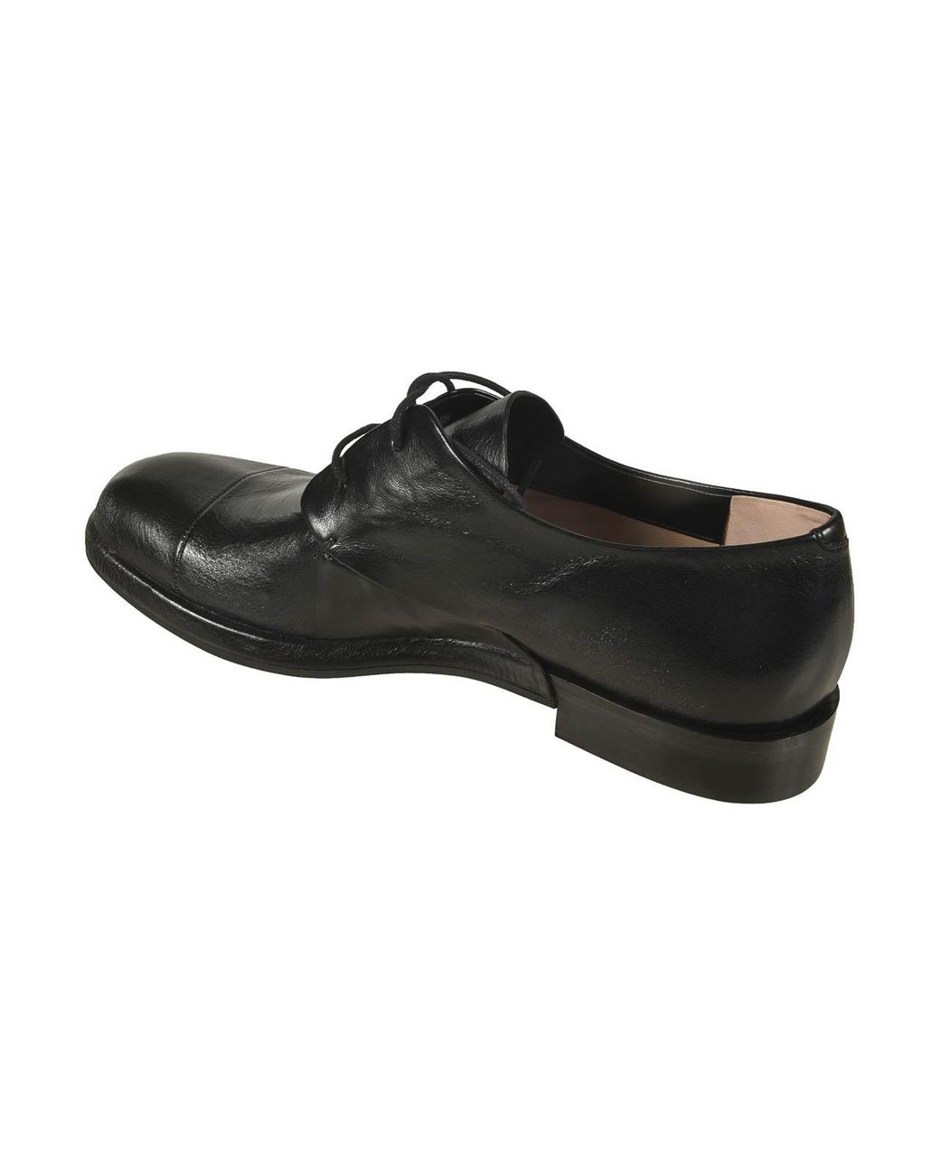 Fabrizio Del Carlo Black Flat Shoes