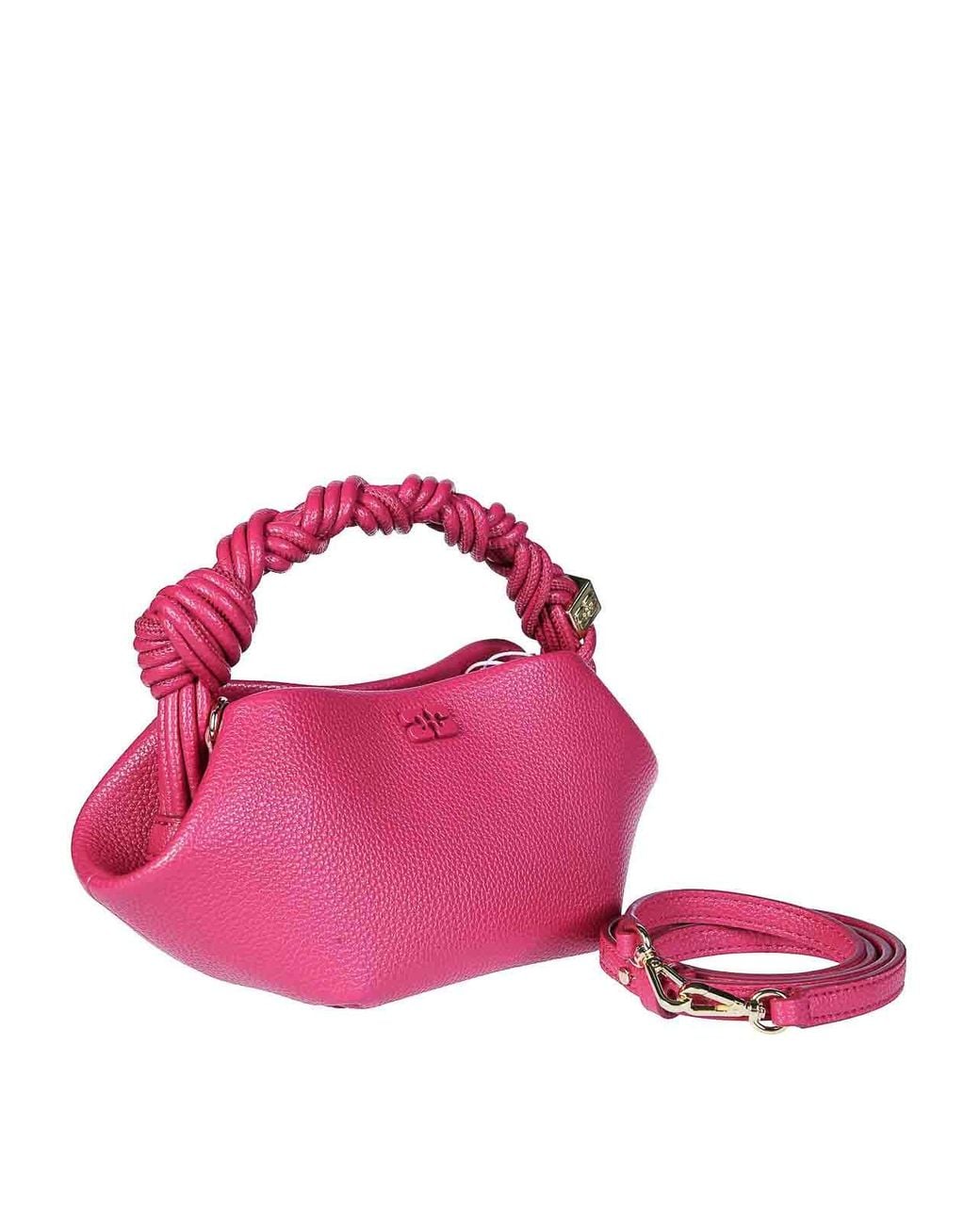 Ganni Pink Bou Mini Grained