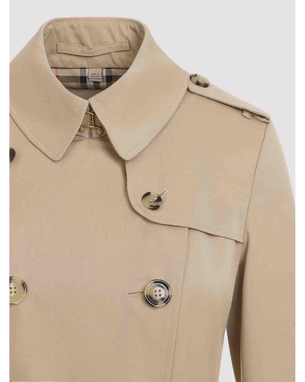 Burberry Natural Chelsea Heritage Belted Trench Coat