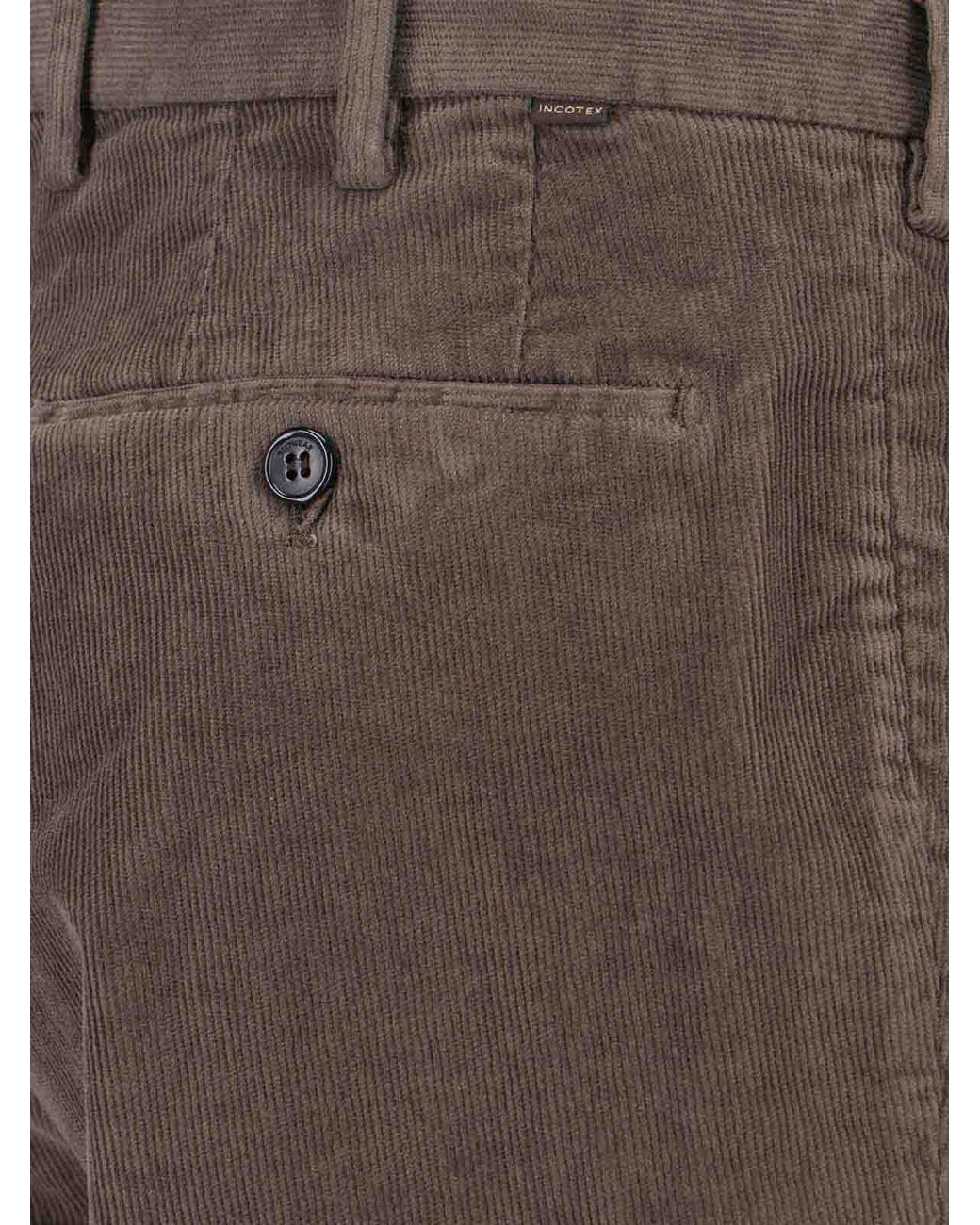 Incotex Gray Chino Trousers for men