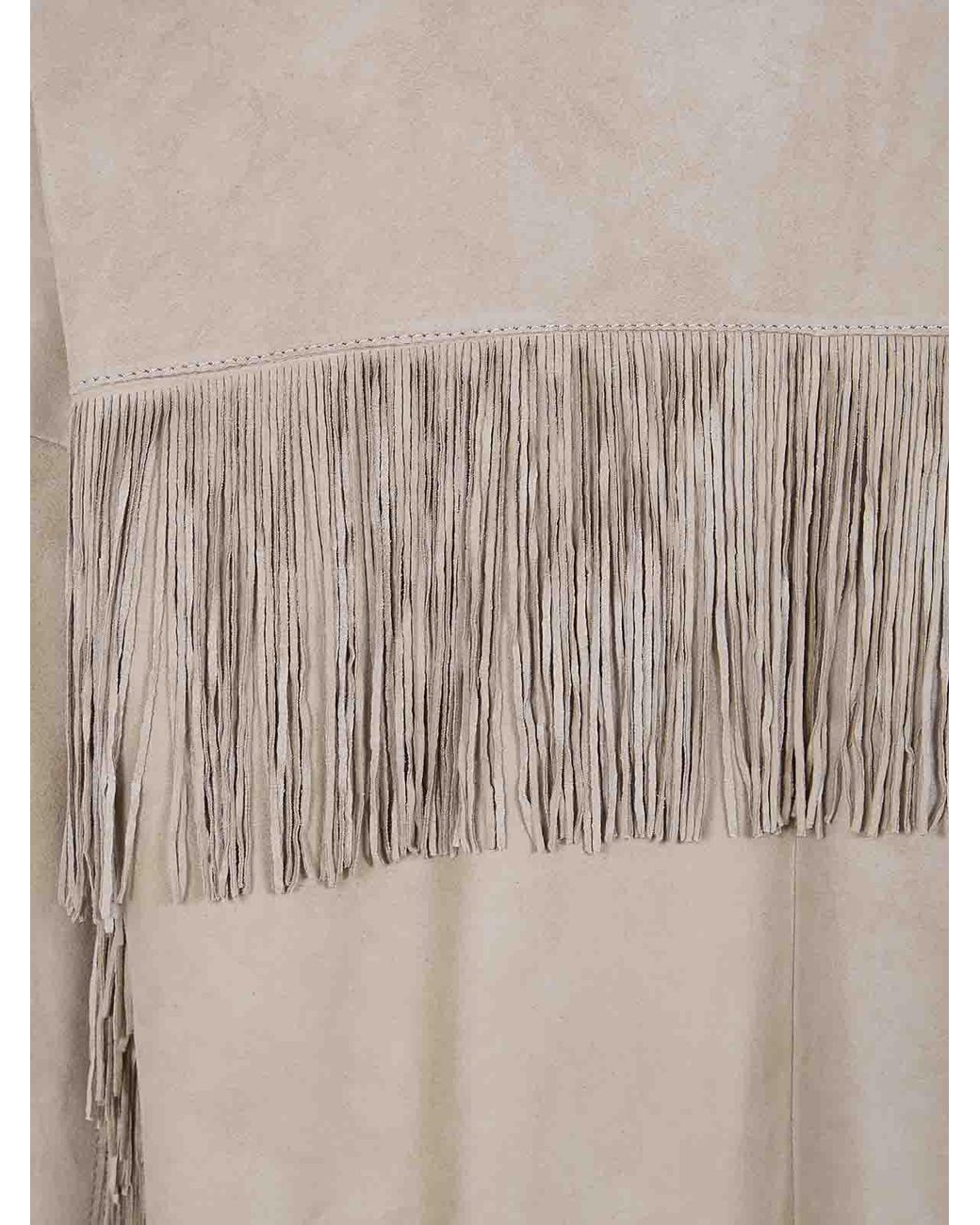 Salvatore Santoro Gray Fringes Shirt