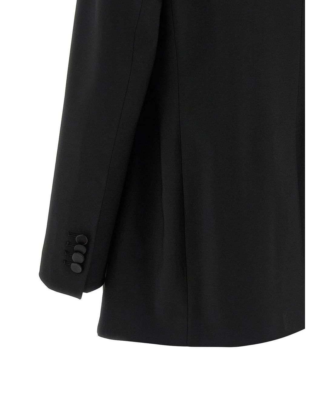 Tagliatore Black Tuxedo Dress