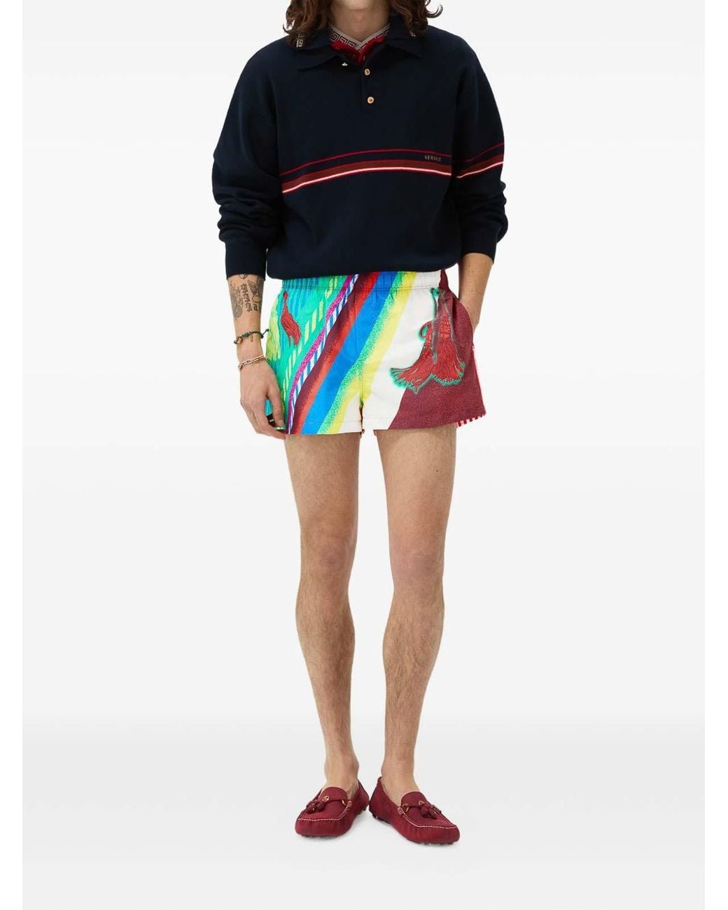 Versace Blue Shorts for men