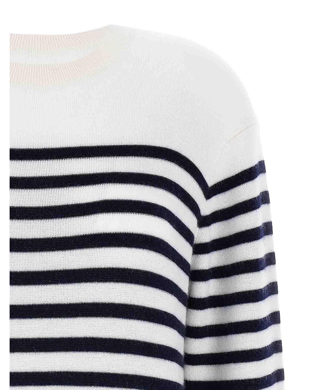 Khaite White Viola Sweater