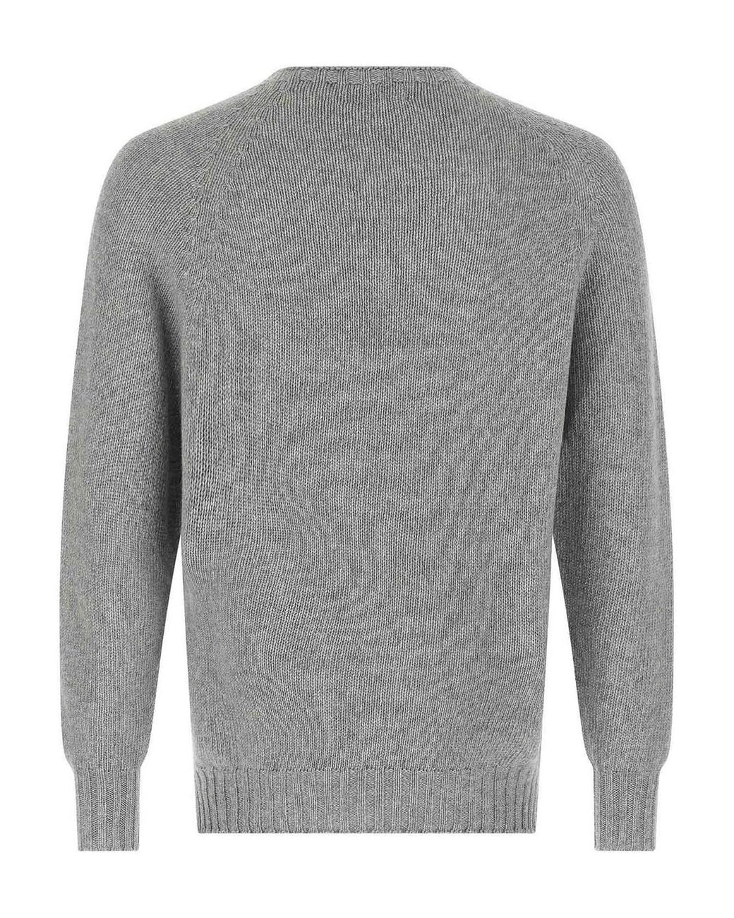 Ma'ry'ya Gray Cashmere Sweater for men