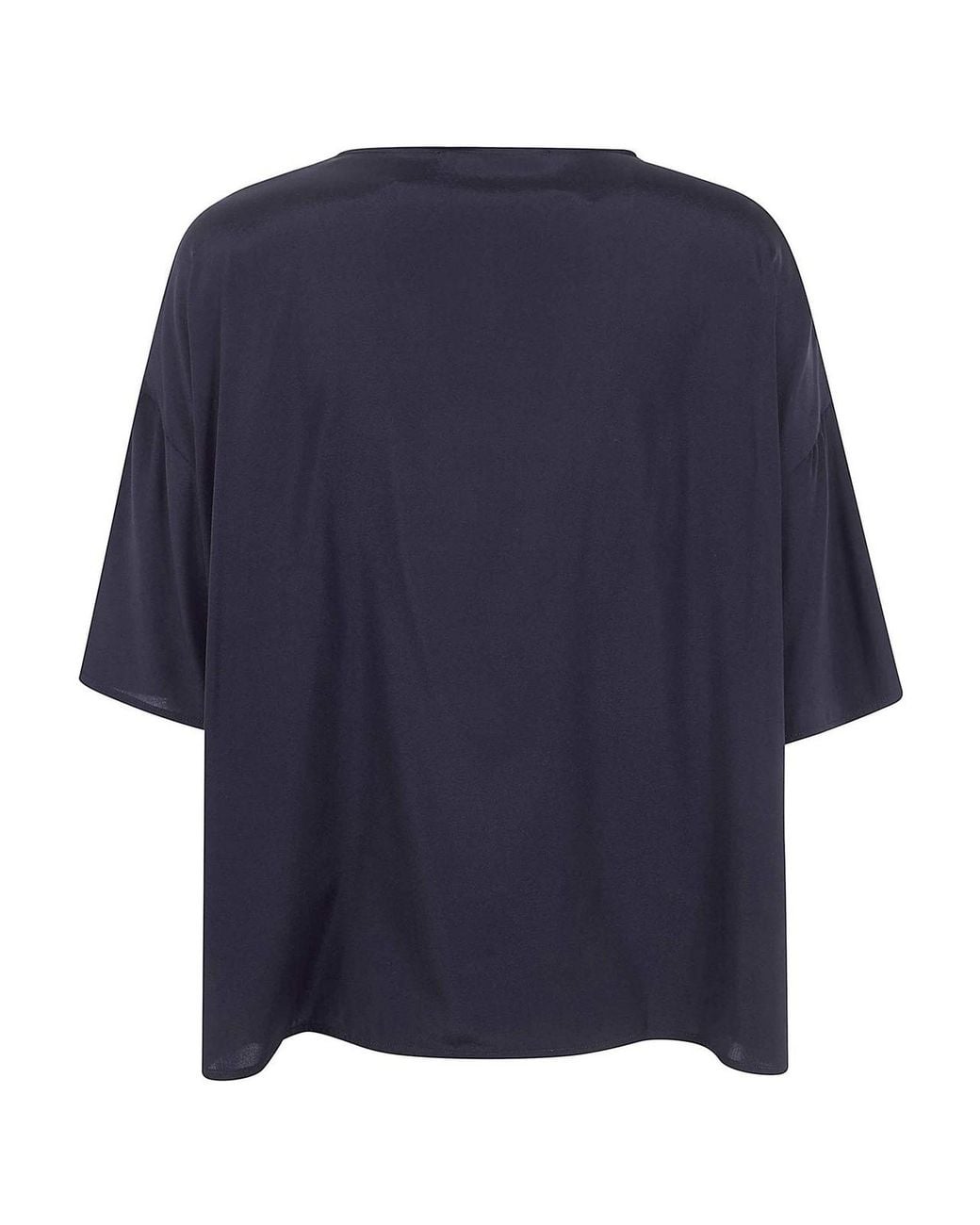 Shirt C-zero Blue 3/4 Sleeves Squared Fit T-Shirt
