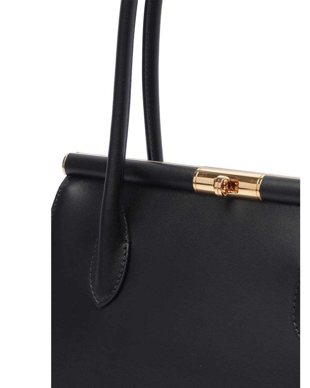 Dolce & Gabbana Black Large Marlene Shoulder Bag