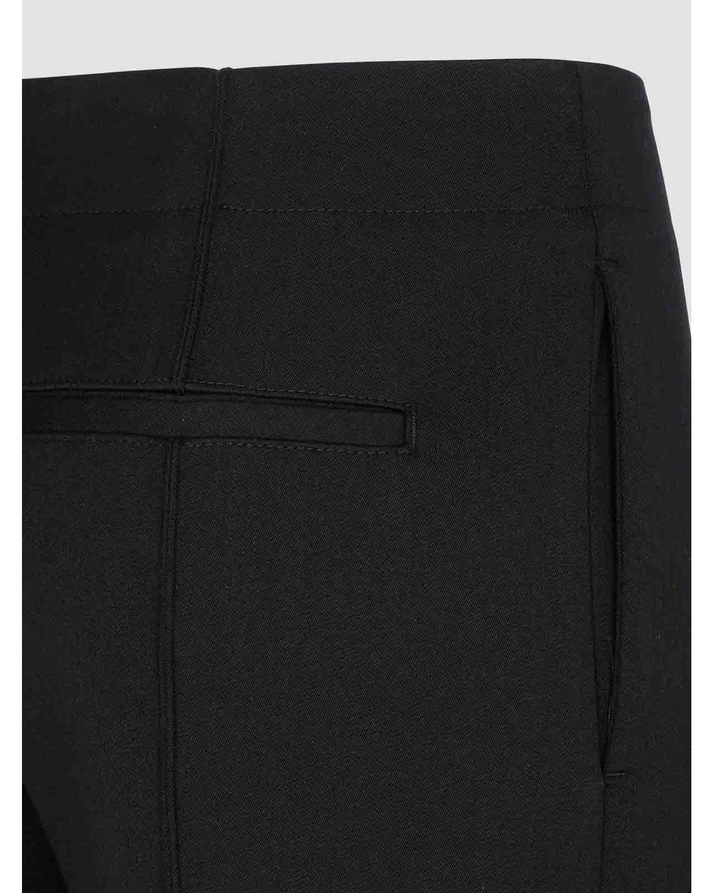 Bottega Veneta Black Curved Shape Pant
