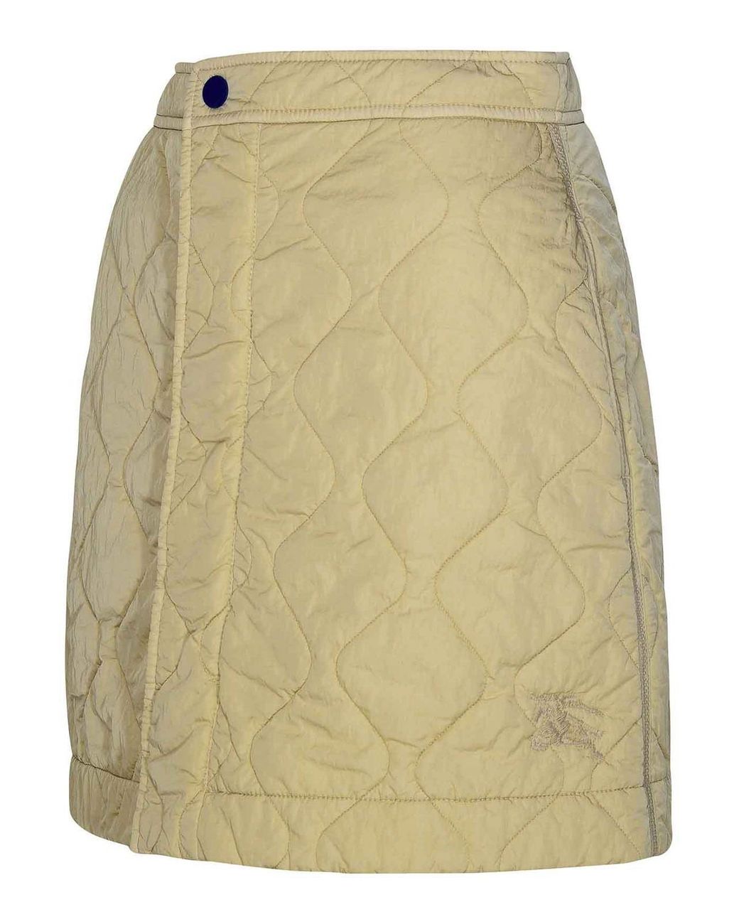 Burberry Natural Burberry Nylon Mini Skirt