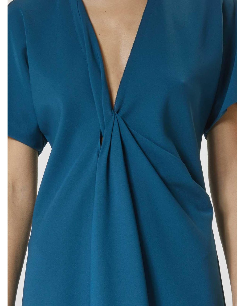 Moschino Blue Half -Sleeve Dress