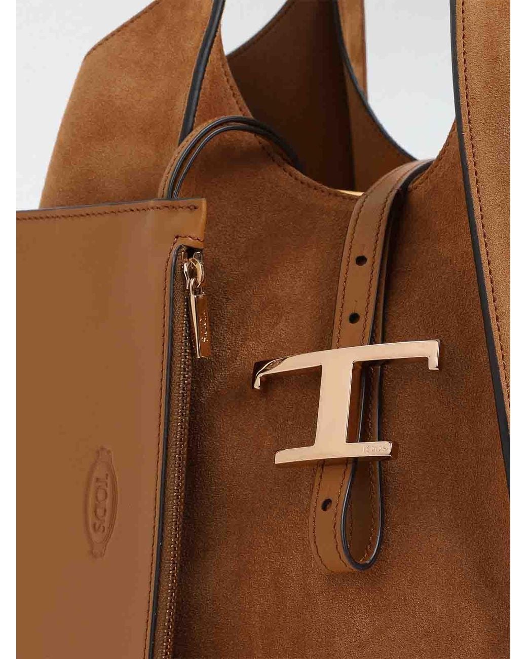 Tod's Brown T Timeless Small Bag
