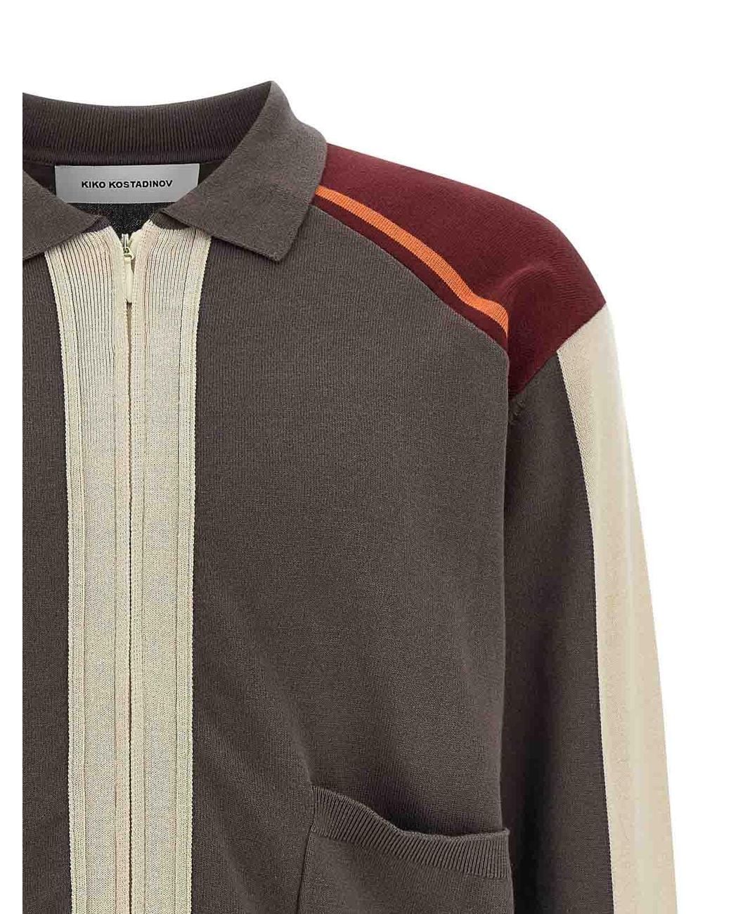 Kiko Kostadinov Gray Munno Knit Cardigan for men