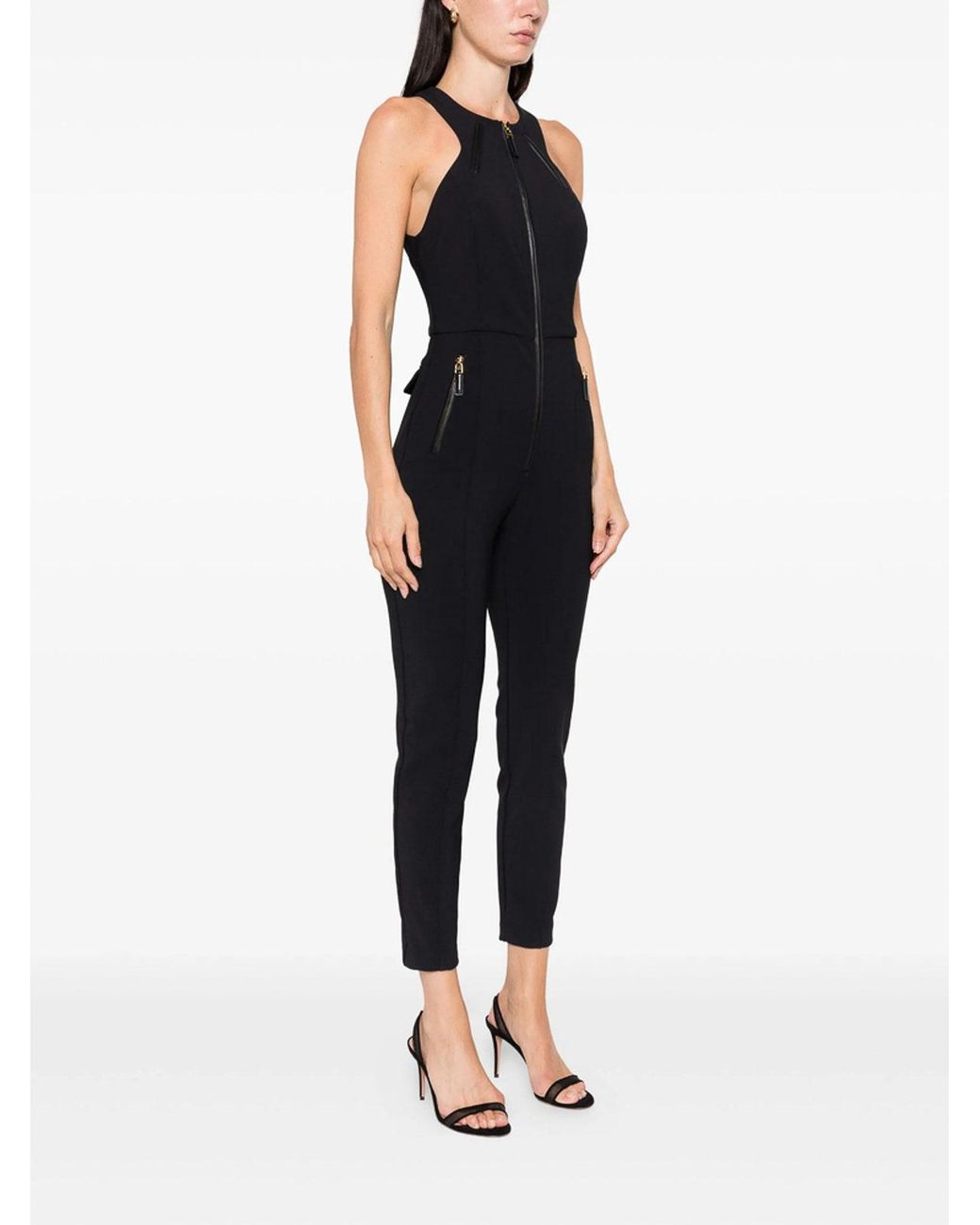 Elisabetta Franchi Black Jumpsuit