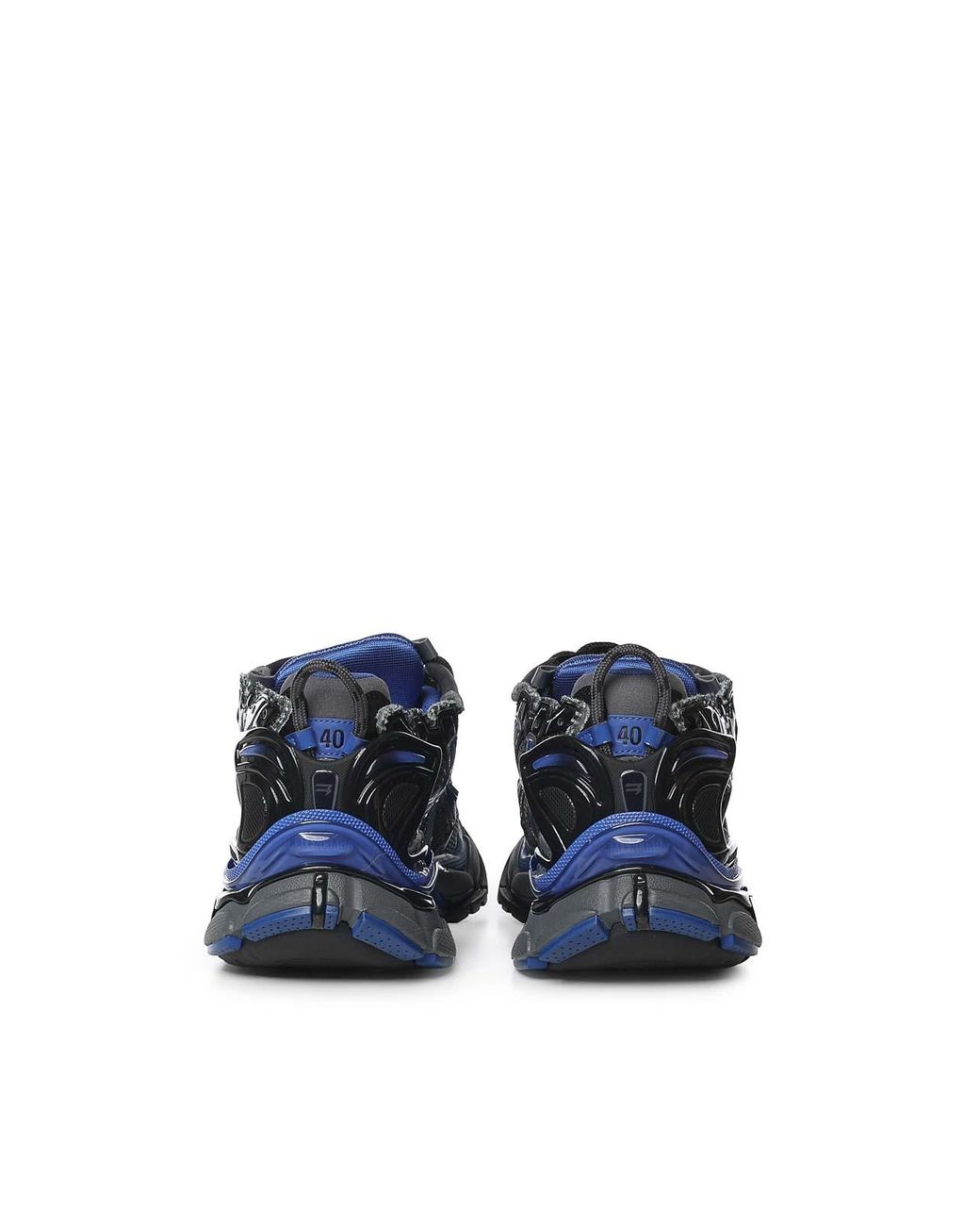 Balenciaga Blue Runner Gradient Mesh Sneaker for men