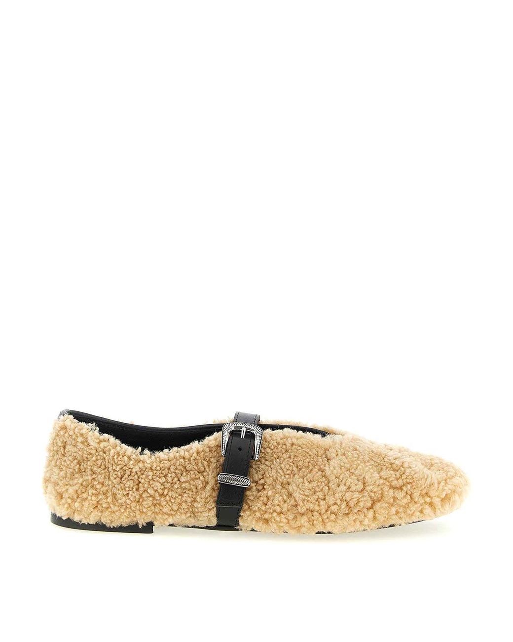 KATE CATE Natural Jude Ballet Flats