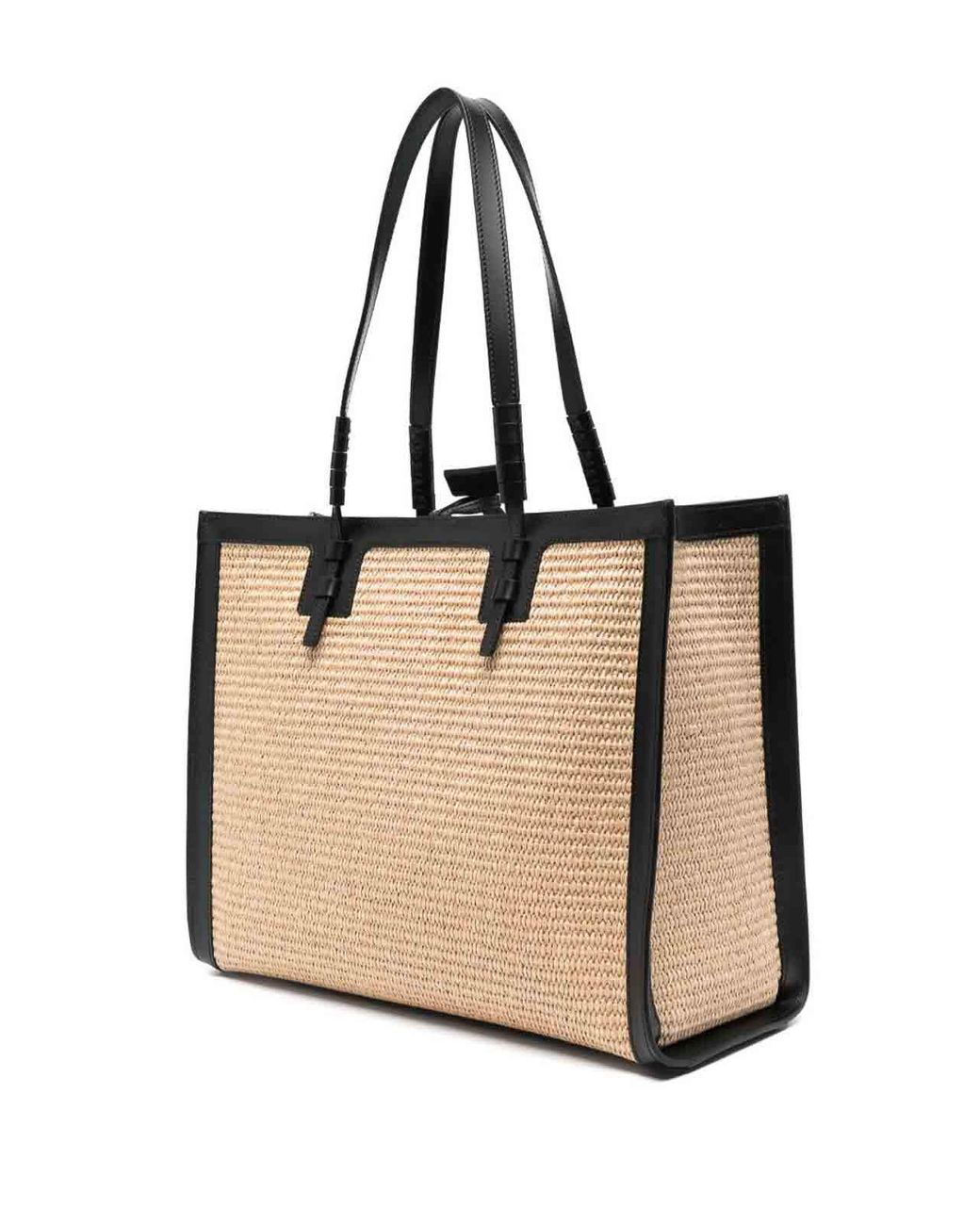 Casadei Black Beau Rivage Shopping Bag
