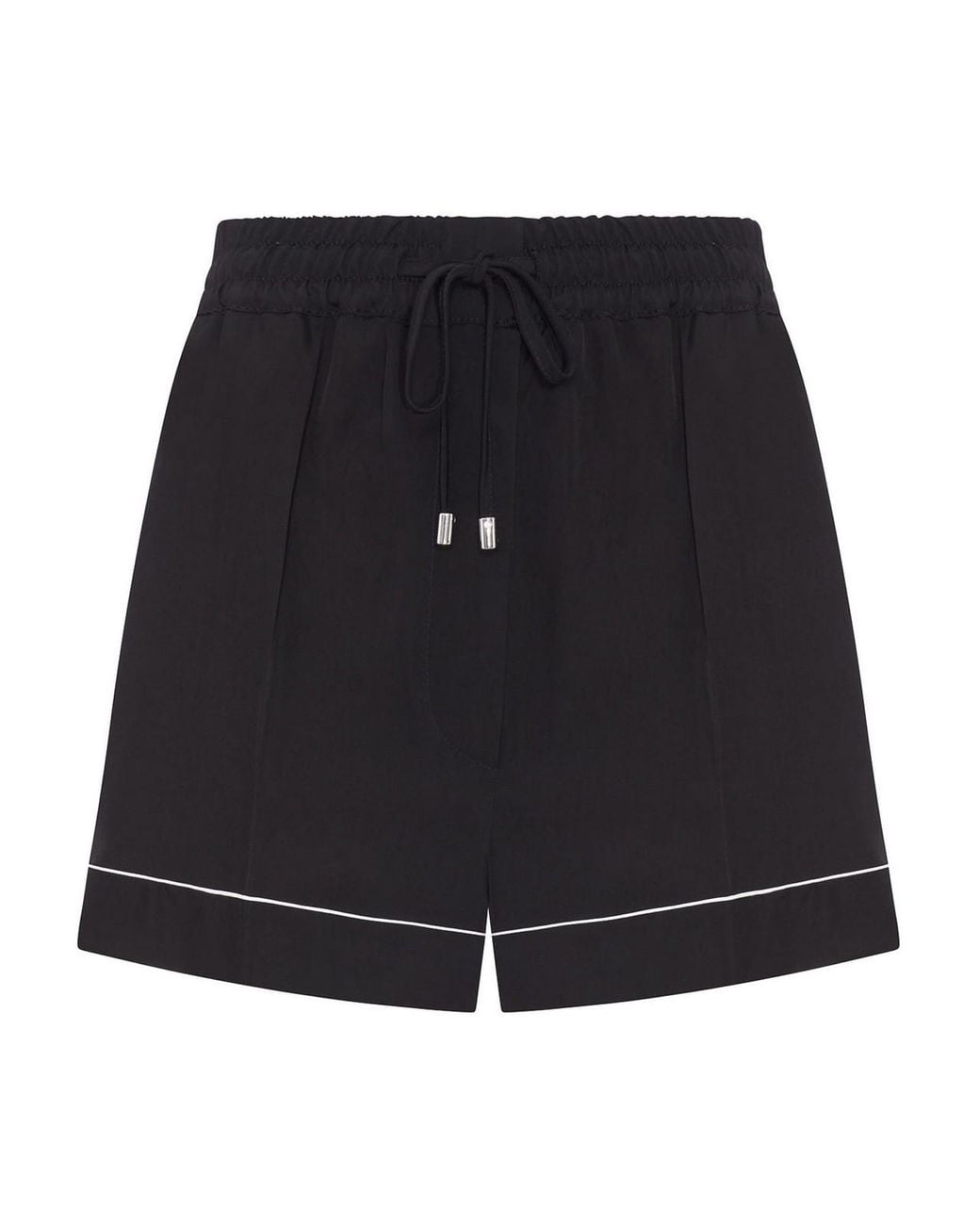 Sportmax Blue Satin Jogger Shorts