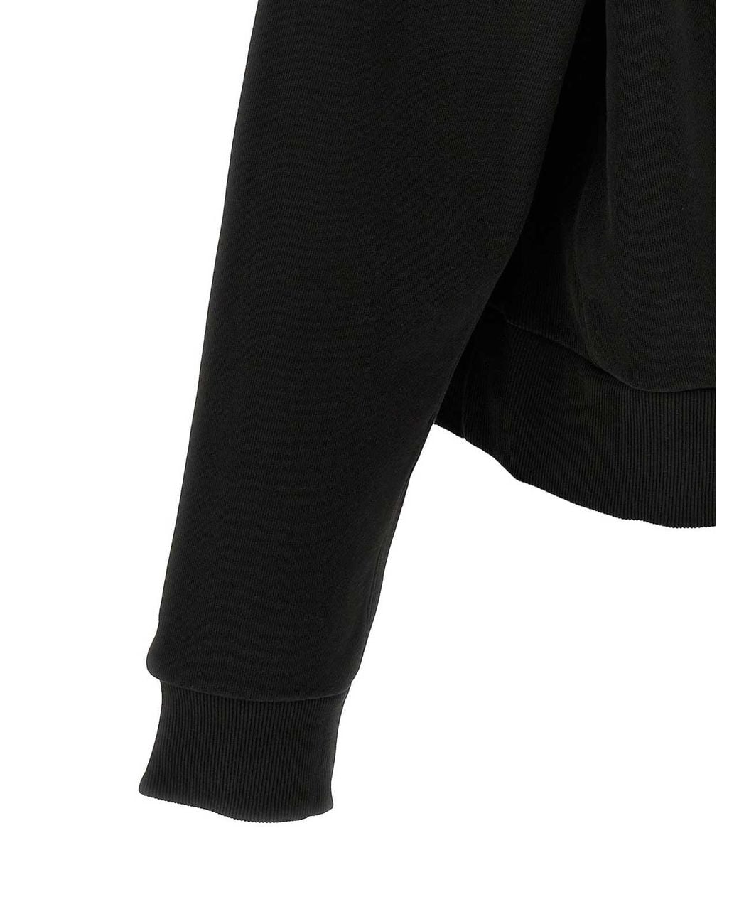 Entire studios Black Heavy Hood Hoodie for men