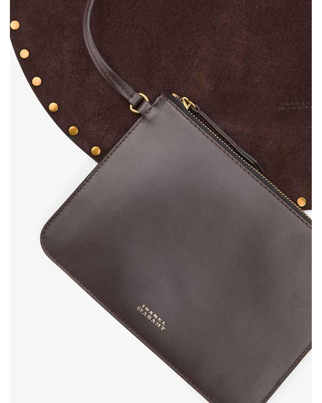 Isabel Marant Brown Oskan Hobo Soft Suede Bag