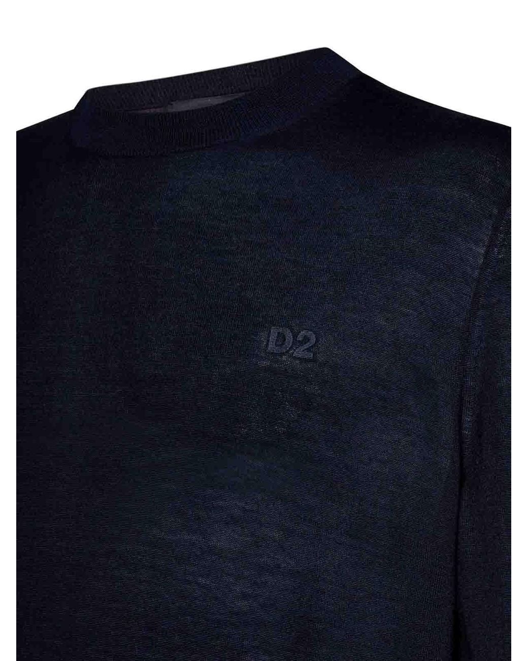 Suéter Cuello Redondo DSquared² de hombre de color Blue
