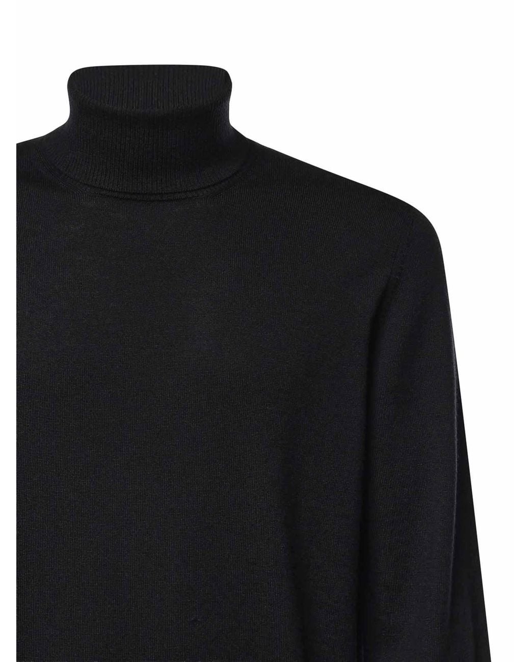 Fay Rollkragenpullover in Black für Herren